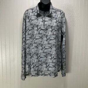 NIVO Golf 1/4 Zip Long Sleeve Shirt